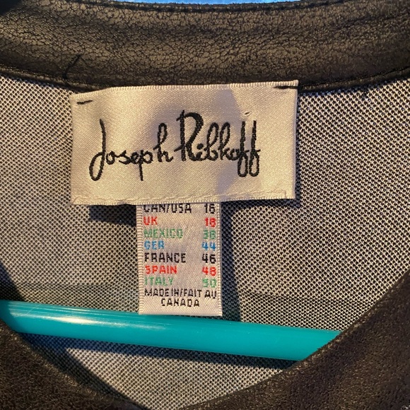 Joseph Ribhoff zip grey/black vest ladies size 16 - Picture 2 of 7